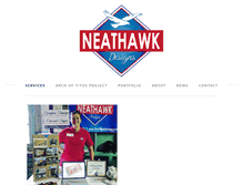 Tablet Screenshot of neathawkdesigns.com